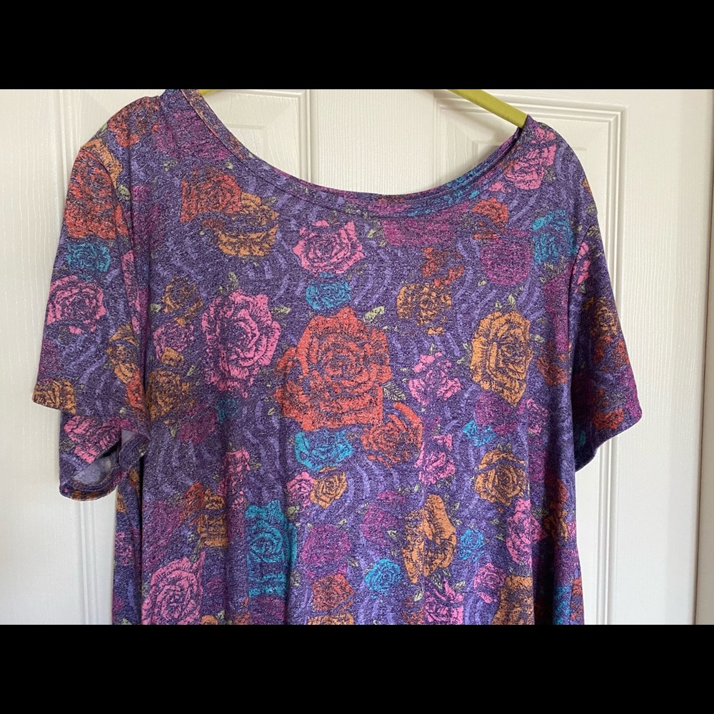 Lularoe Floral XL Carly Dress